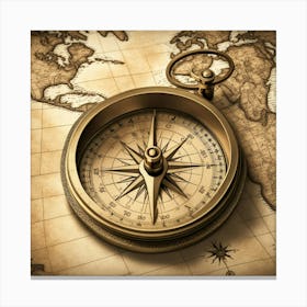 Compass 1 Canvas Print