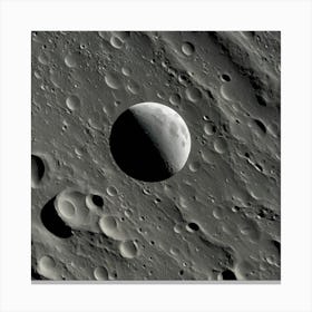 Moon'S Surface 2 Canvas Print