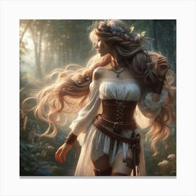 Elven Beauty 3 Canvas Print