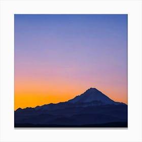 Sunset Mountain  Canvas Print