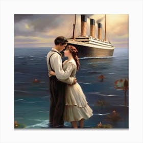 The Titanic didn't sink, but in our hearts. 1 Canvas Print