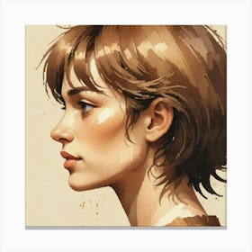 Portrait Of A Girl 14 Canvas Print