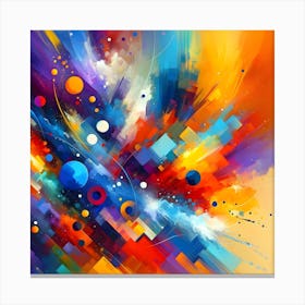 Modern Abstract Painting Canvas Print