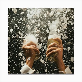 Champagne Toast 3 Canvas Print