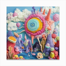 'Sea Monster' Canvas Print