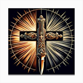 Cross And The Switchblade 1 Canvas Print