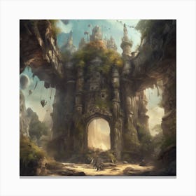 Fantasy Castle 48 Canvas Print