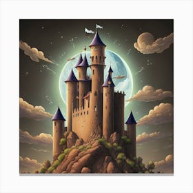 Castle In The Sky Canvas Print