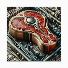 Heart Of Meat Canvas Print