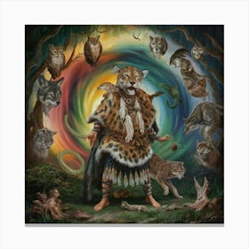 Mystical Shamanic Vision Canvas Print