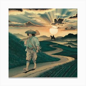 Sunset Journey Canvas Print