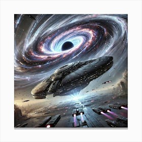 Cosmic Leviathan Gravitational Pull Canvas Print