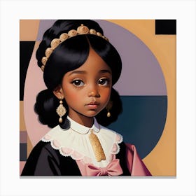 Little Black Girl 1 Canvas Print