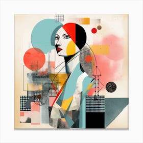 Abstract Woman Canvas Print