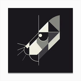 Geometric Cat 1 Canvas Print