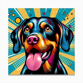 Pop Dog 3 Canvas Print