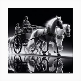 Horse Drawn Carriage Canvas Print