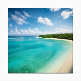 Tropical Beach 1 Canvas Print