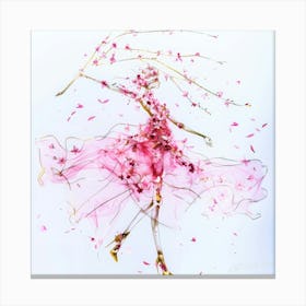 Cherry Blossom - Spring Aesthetic Canvas Print