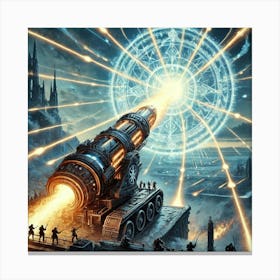 Stormbringer Artillery Energy Projectiles Iron Commonwealth Canvas Print