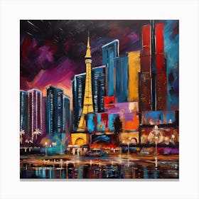 Las Vegas Skyline Canvas Print