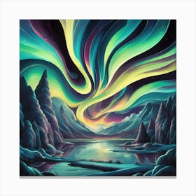 Aurora Borealis Canvas Print