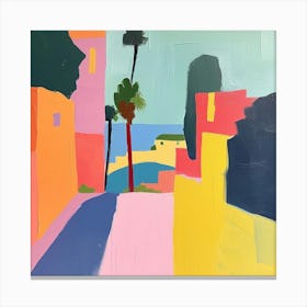 Abstract Park Collection Echo Park Los Angeles 2 Canvas Print