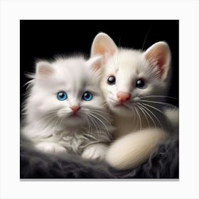 Cute Kittens 1 Canvas Print