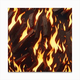 Fire Stock Video & Royalty-Free Footage Canvas Print