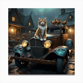 King of the Car Canvas Print