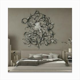 Abstract Black Bedroom Furniture Sets Home Design Ideas Canvas Print