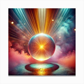 Sphere Of Light 3 Canvas Print