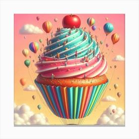 Cupcake In The Sky Canvas Print