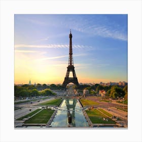 Paris Eiffel Tower Canvas Print