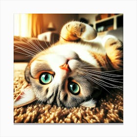 Feline Creative Cat Illustration 69 1 Canvas Print