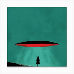 Aliens In The Sky 1 Canvas Print