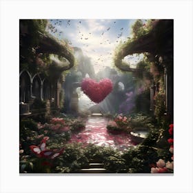 Surreal Love Garden By Csaba Fikker 1 Canvas Print