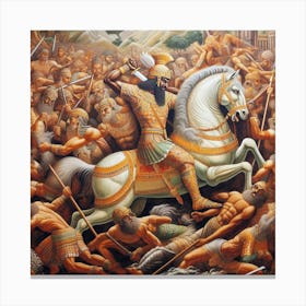 Battle Of Khanate24 Canvas Print