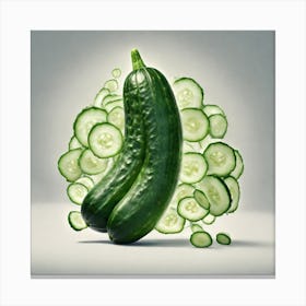 Cucumbers 22 Canvas Print