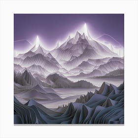 Mountain Landscape 10 Canvas Print