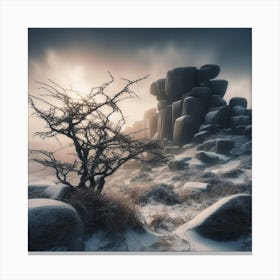 Winter on the Moors Canvas Print