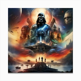 Star Wars The Force Awakens 23 Canvas Print