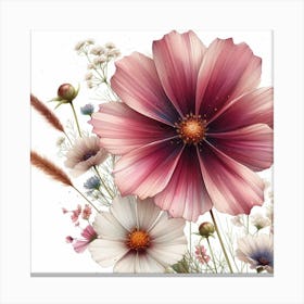 Chocolate Cosmea Canvas Print