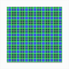 Plaid Fabric 50 Canvas Print