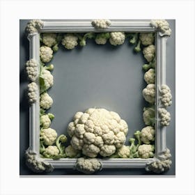 Cauliflower Frame Canvas Print