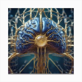 Brain And Nerves 8 Canvas Print