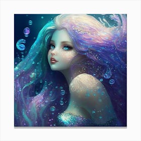 Pretty Mermaid 0 (1) Canvas Print