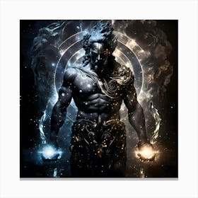 God Of Light Canvas Print