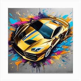 Gt3 car Canvas Print