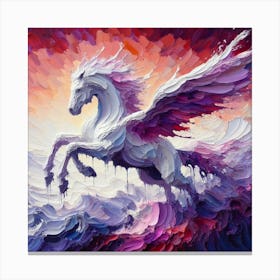 'Purple Horse' Canvas Print
